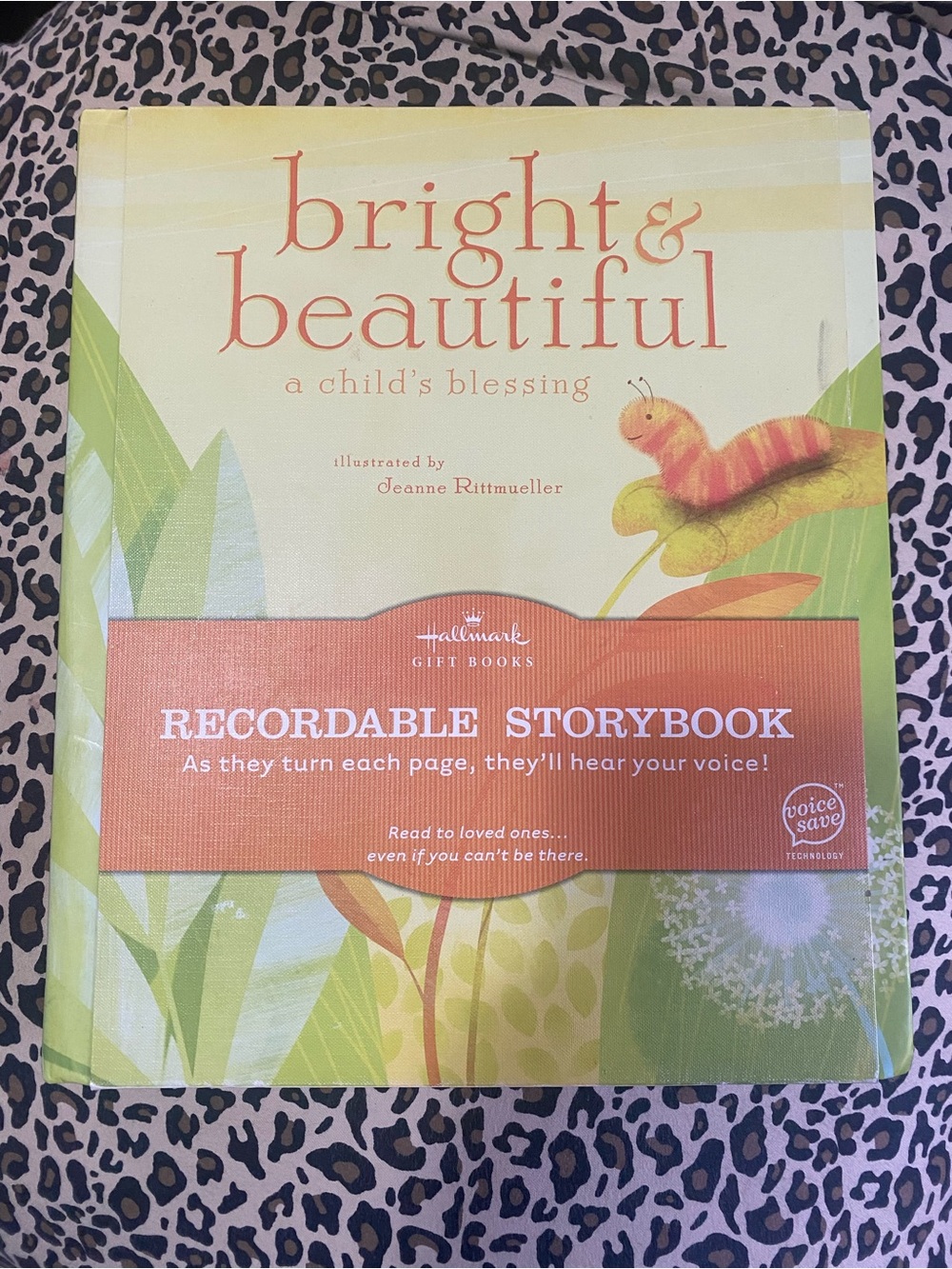 Hallmark Bright & Beautiful Recordable Storybook - Green & Orange